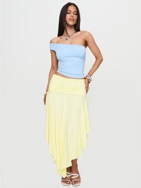 Princess Polly Symphonia Asymmetrical Midi Skirt
